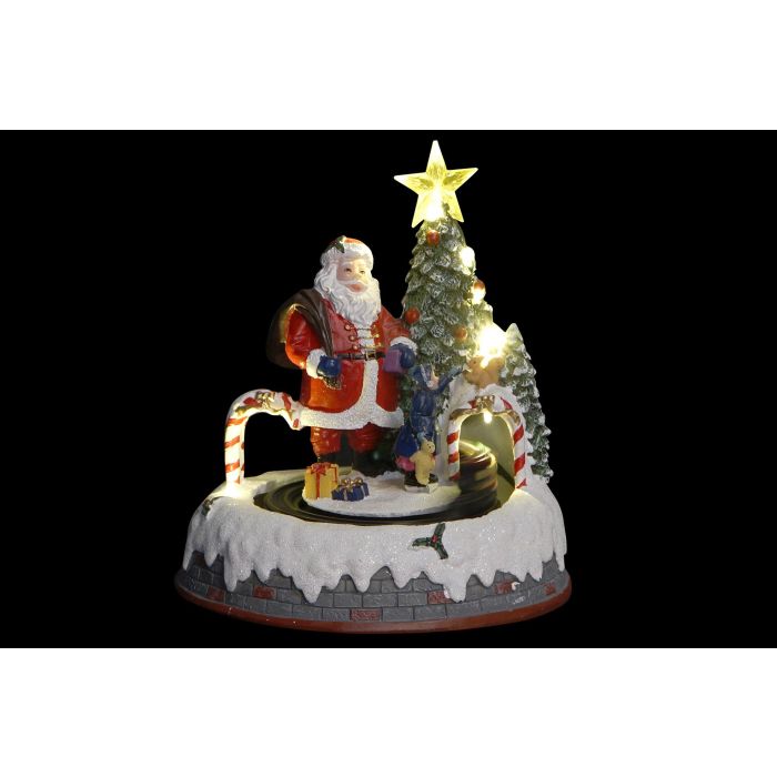 Figura Navidad Tradicional DKD Home Decor Multicolor 18 x 22 x 19 cm (2 Unidades) 1