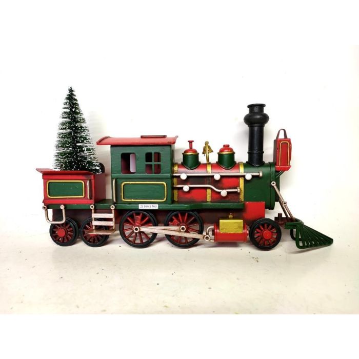 Decoracion Pared Navidad Tradicional DKD Home Decor Verde Rojo 4.5 x 16 x 29 cm (2 Unidades)