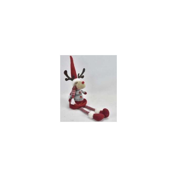 Figura Navidad Tradicional DKD Home Decor Rojo 9 x 50 x 13 cm (2 Unidades)