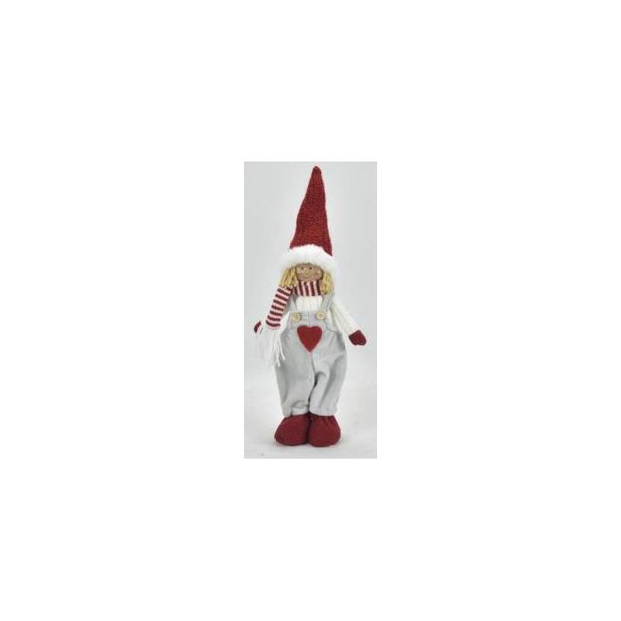 Figura Navidad Tradicional DKD Home Decor Rojo 8 x 35 x 15 cm (2 Unidades)