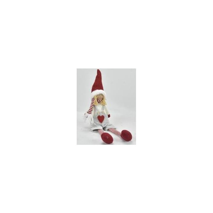 Figura Navidad Tradicional DKD Home Decor Rojo 9 x 45 x 13 cm (2 Unidades)