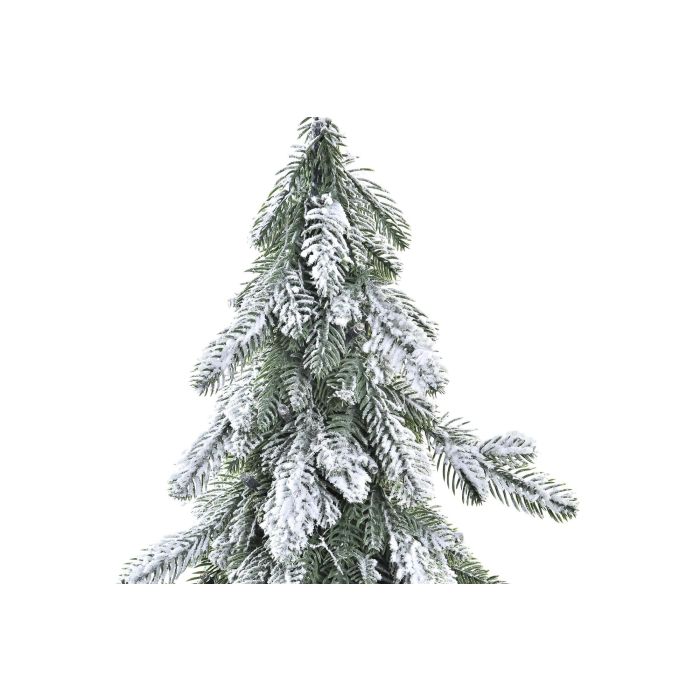 Arbol Navidad Tradicional DKD Home Decor Verde Blanco 22 x 40 x 22 cm (2 Unidades) 2