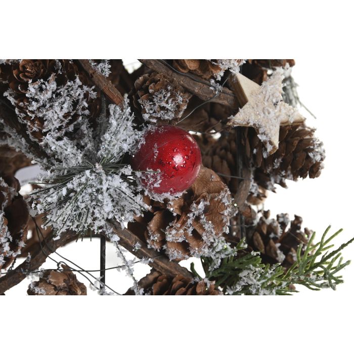 Arbol Navidad Tradicional DKD Home Decor Rojo Natural 19 x 50 x 19 cm (2 Unidades) 2