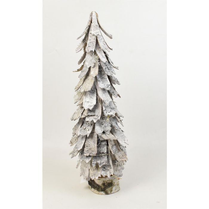 Arbol Navidad Alpina DKD Home Decor Natural Gris 22 x 51 x 22 cm (2 Unidades)
