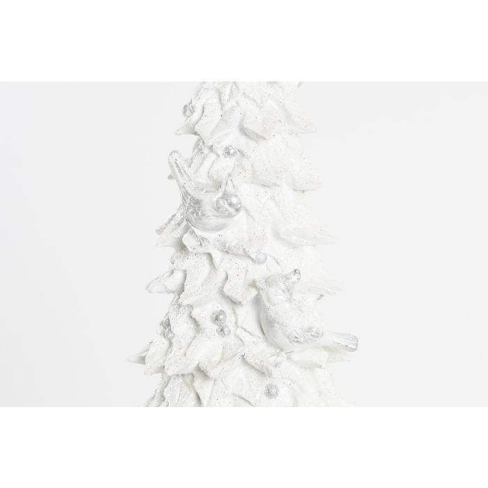 Figura Navidad Moderna DKD Home Decor Blanco 13 x 43 x 13 cm (2 Unidades) 1