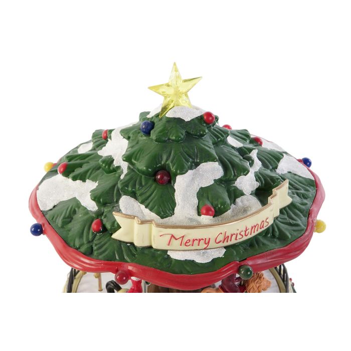 Carrusel Navidad Tradicional DKD Home Decor Multicolor 24.5 x 26 x 25 cm (2 Unidades) 1