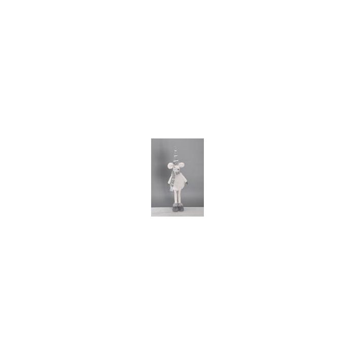 Figura  DKD Home Decor Blanco Gris 13 x 66 x 20 cm (2 Unidades)