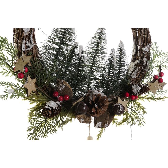 Decoracion Colgante Navidad Alpina DKD Home Decor Multicolor 11 x 65 x 40 cm (2 Unidades) 1