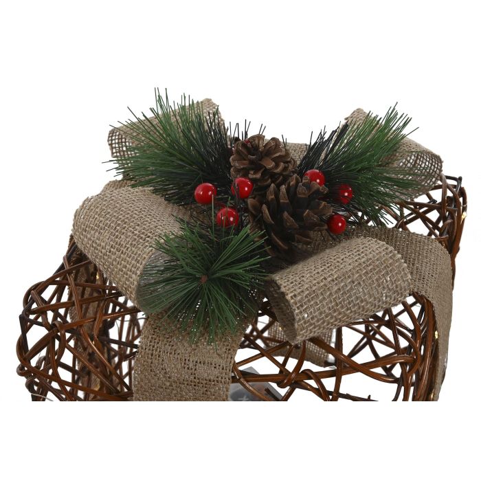 Regalo Navidad Alpina DKD Home Decor Natural 26 x 30 x 26 cm Set de 3 (2 Unidades) 1