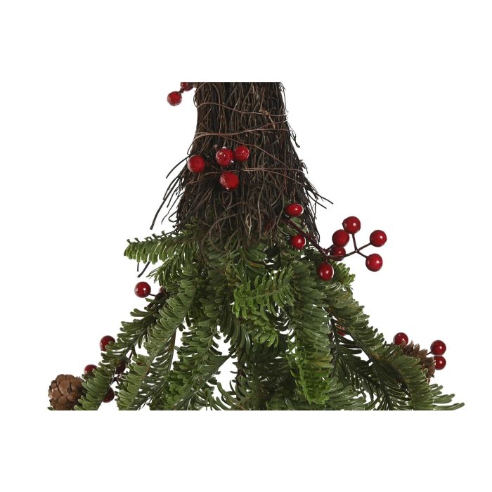 Decoracion Navidad Tradicional DKD Home Decor Verde Rojo 36 x 122 x 36 cm (2 Unidades) 1