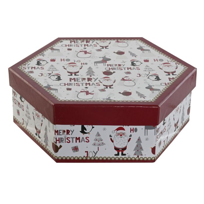 Bola Decoracion Navidad Tradicional DKD Home Decor Blanco Rojo 21.5 x 8.5 x 25 cm Set de 7 (2 Unidades) 3