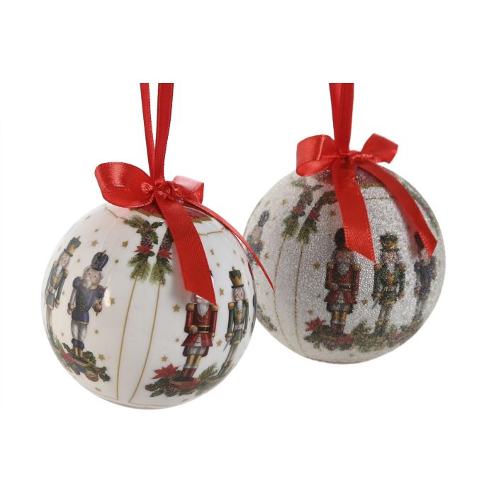 Bola Decoracion Navidad Tradicional DKD Home Decor Multicolor 21.5 x 15.5 x 25 cm Set de 14 (2 Unidades) 1