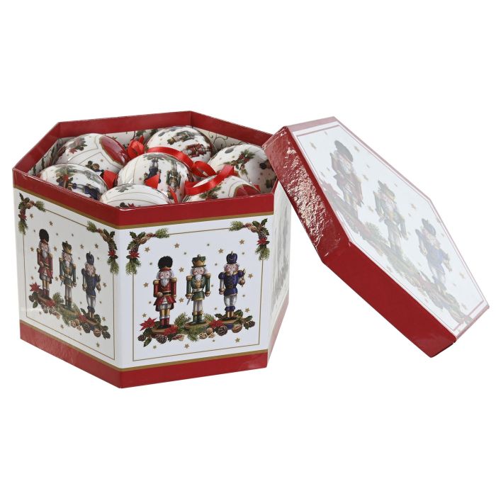 Bola Decoracion Navidad Tradicional DKD Home Decor Multicolor 21.5 x 15.5 x 25 cm Set de 14 (2 Unidades) 2