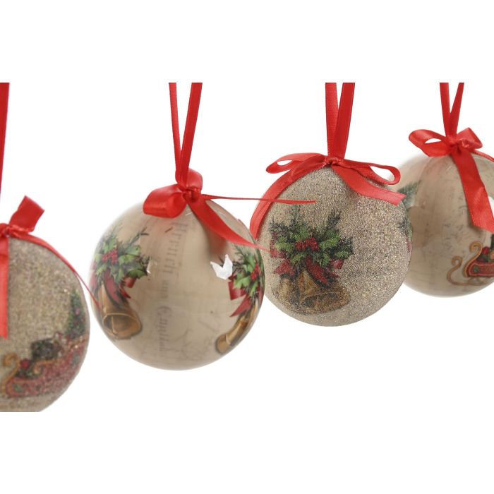 Bola Decoracion Navidad Tradicional DKD Home Decor Multicolor 21.5 x 15.5 x 25 cm Set de 14 (2 Unidades) 1