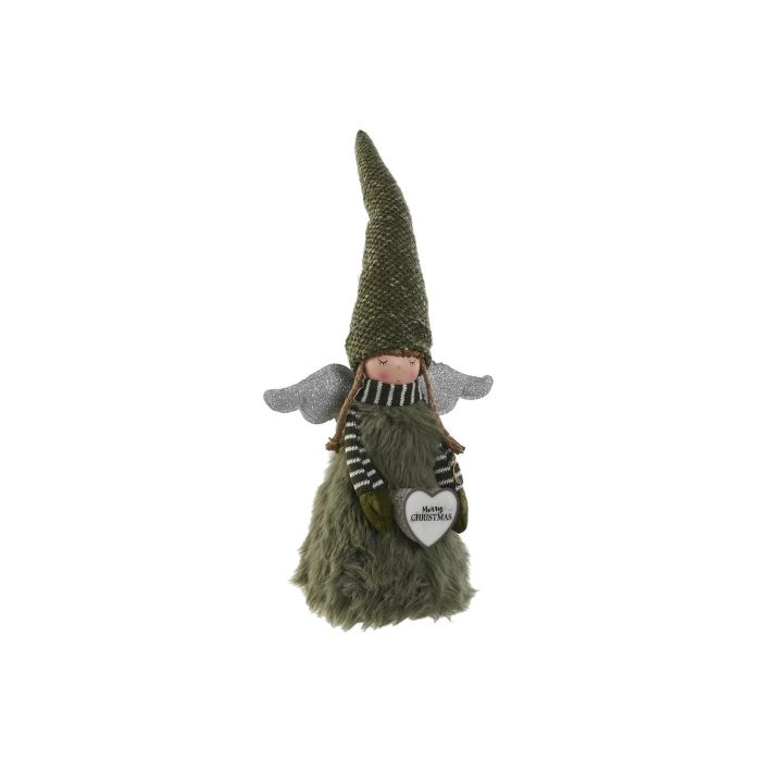 Figura Navidad Alpina DKD Home Decor Verde Plateado 15 x 55 x 24 cm (2 Unidades) 3 Figura Navidad Alpina DKD Home Decor Verde Plateado 15 x 55 x 24 cm (2 Unidades) 3