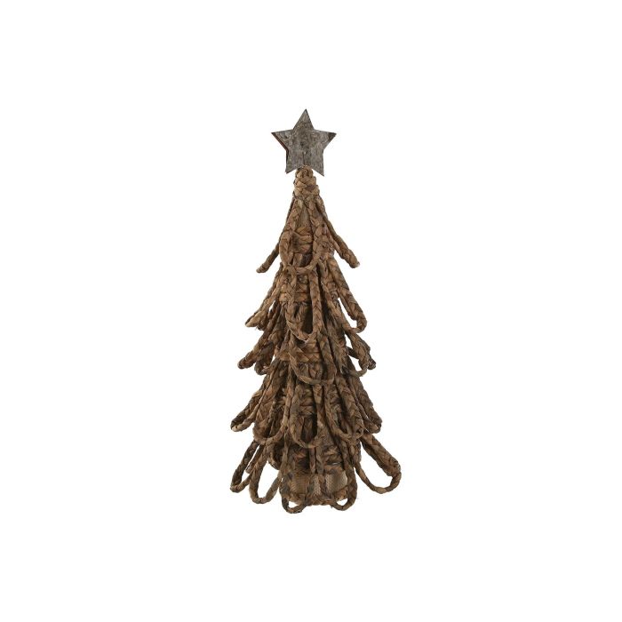 Figura Navidad Alpina DKD Home Decor Natural 20 x 40 x 20 cm (2 Unidades)