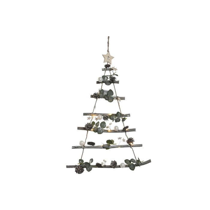 Decoracion Colgante Navidad Alpina DKD Home Decor Natural Verde 6 x 78 x 48 cm (2 Unidades)