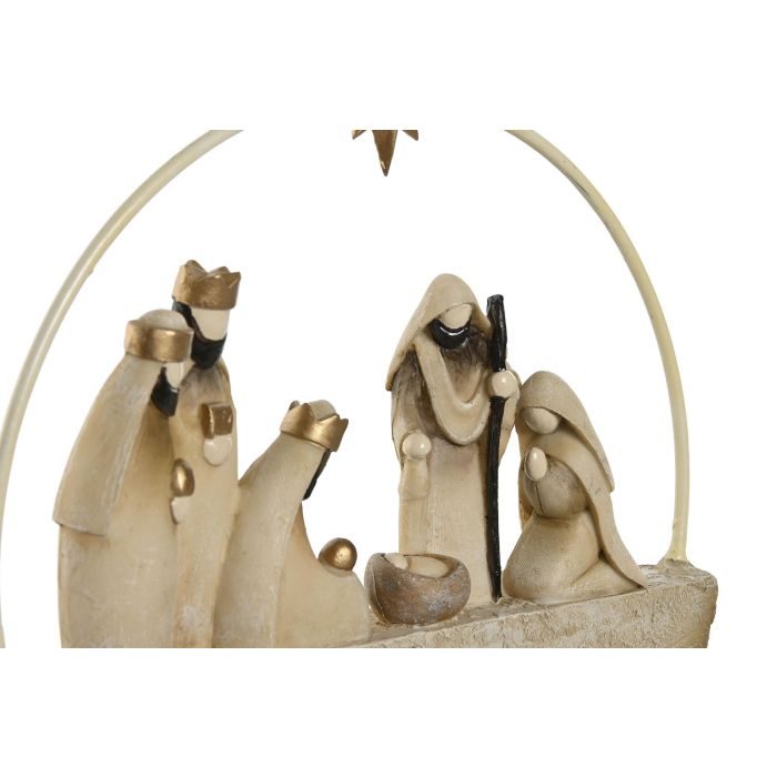 Nacimiento Navidad Moderna DKD Home Decor Beige 4 x 25 x 22.5 cm (2 Unidades) 1