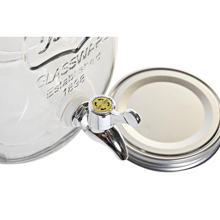 Dispensador Bebidas Vintage DKD Home Decor Transparente Negro 22 x 35 x 33 cm (2 Unidades) 3 Dispensador Bebidas Vintage DKD Home Decor Transparente Negro 22 x 35 x 33 cm (2 Unidades) 3