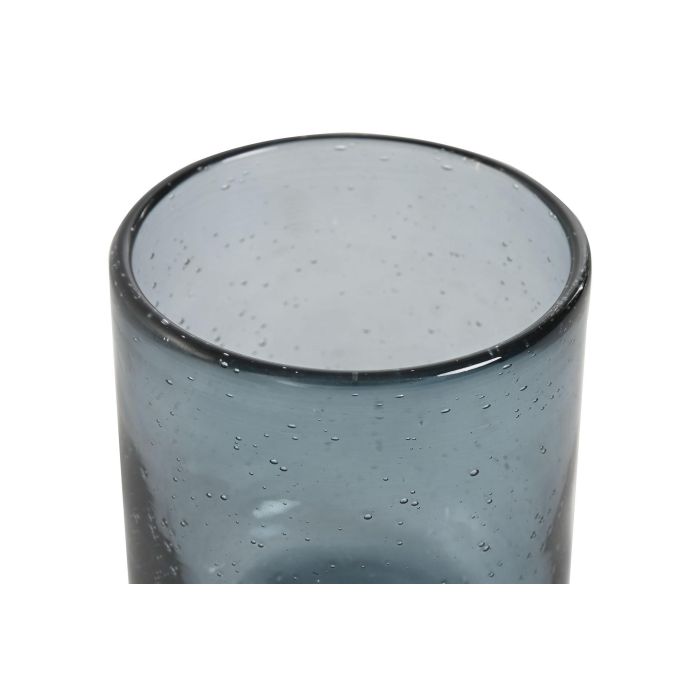 Vaso Basicos DKD Home Decor Azul 8.3 x 9.3 x 8.3 cm Set de 6 (2 Unidades) 1