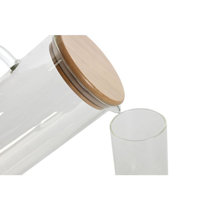 Vaso Basicos DKD Home Decor Transparente 8 x 9.6 x 8 cm Set de 5 (2 Unidades) 3