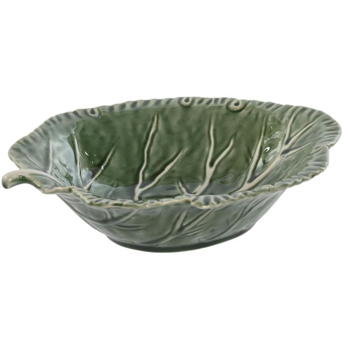 Ensaladera Moderno DKD Home Decor Verde 23 x 7 x 27.5 cm (2 Unidades)