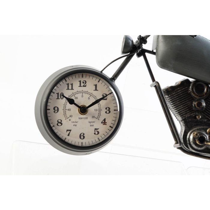Reloj Pared Vintage DKD Home Decor Gris Negro 8 x 21 x 44 cm (2 Unidades) 1