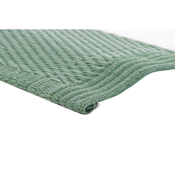 Alfombra Terraza Y Jardin DKD Home Decor Verde Azul 210 x 150 cm (2 Unidades) 3