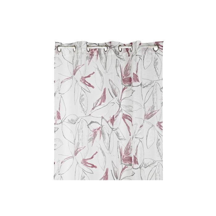 Cortina Alpino DKD Home Decor Rojo Blanco 270 x 140 cm (2 Unidades) 1