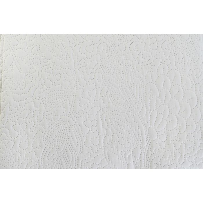 Colcha Romantico DKD Home Decor Blanco 260 x 1 x 180 cm (2 Unidades) 5