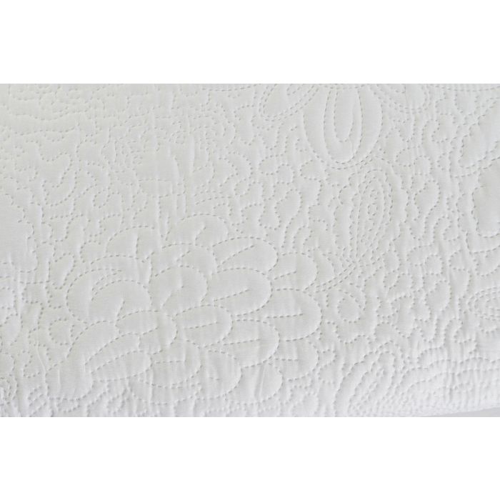 Colcha Romantico DKD Home Decor Blanco 270 x 1 x 270 cm (2 Unidades) 5