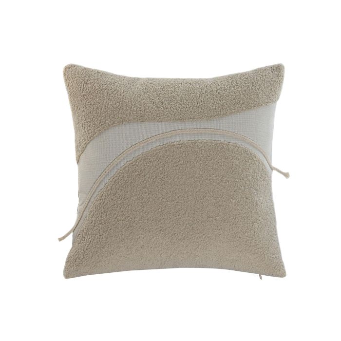 Cojin Boho DKD Home Decor Beige 8 x 45 x 45 cm (2 Unidades)