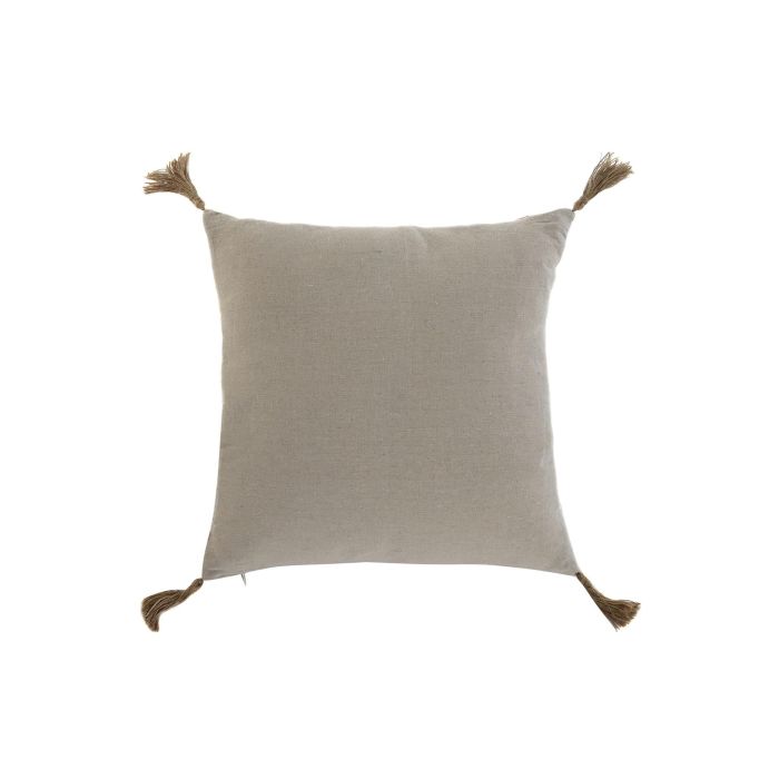 Cojin Boho DKD Home Decor Marron Blanco 8 x 45 x 45 cm (2 Unidades) 3