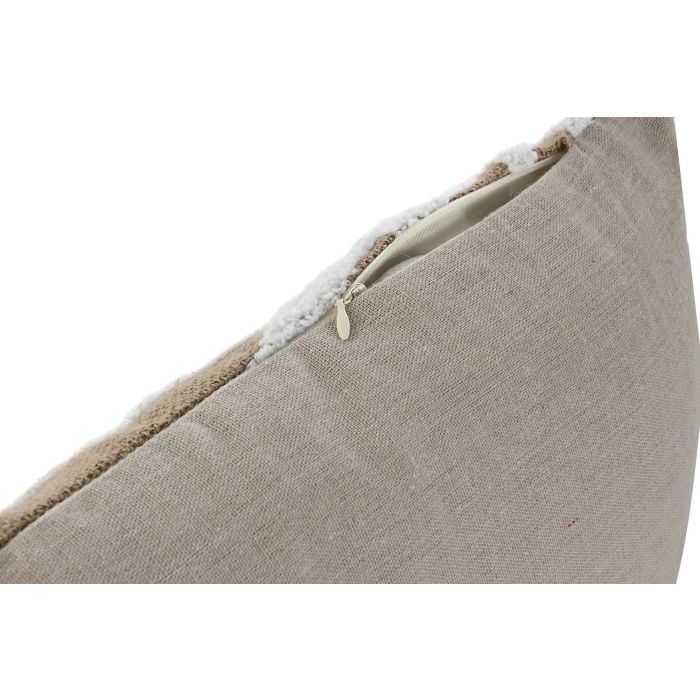 Cojin Boho DKD Home Decor Natural Blanco 8 x 30 x 50 cm (2 Unidades) 2