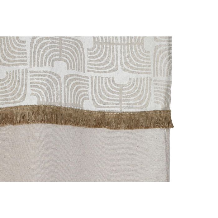 Cortina Cottage DKD Home Decor Natural 260 x 140 cm (2 Unidades) 3