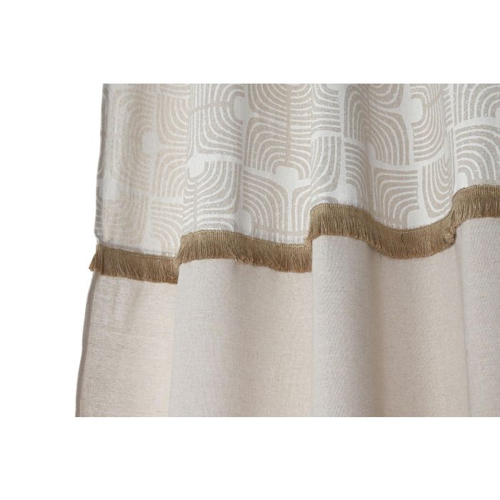 Cortina Cottage DKD Home Decor Natural 260 x 140 cm (2 Unidades) 4