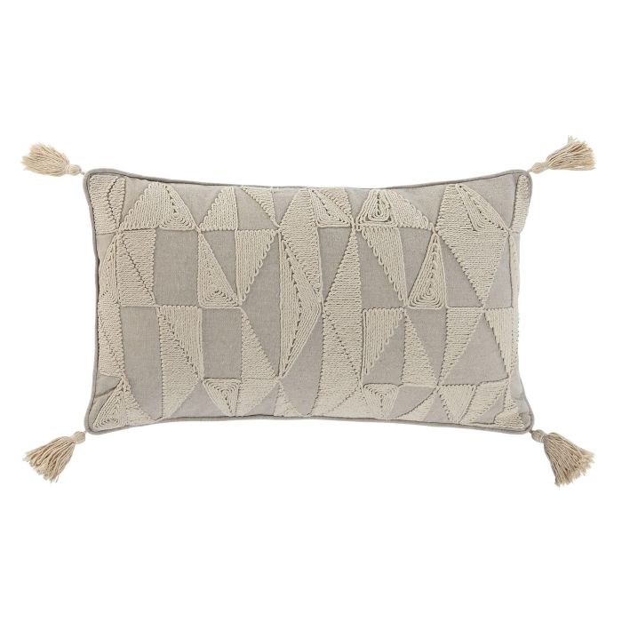 Cojin Boho DKD Home Decor Natural Crudo 8 x 30 x 50 cm (2 Unidades)