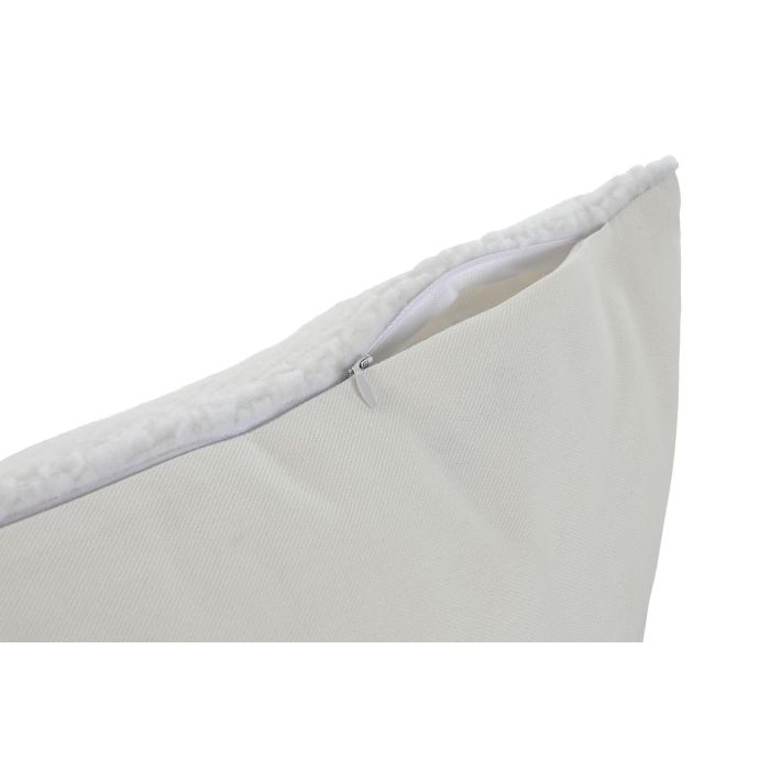 Cojin Urban DKD Home Decor Blanco Roto Topo 8 x 30 x 50 cm (2 Unidades) 3