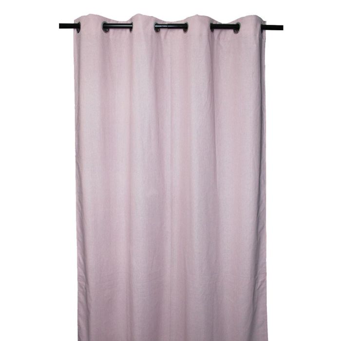 Cortina Urban DKD Home Decor Rosa Palo 260 x 140 cm (2 Unidades)