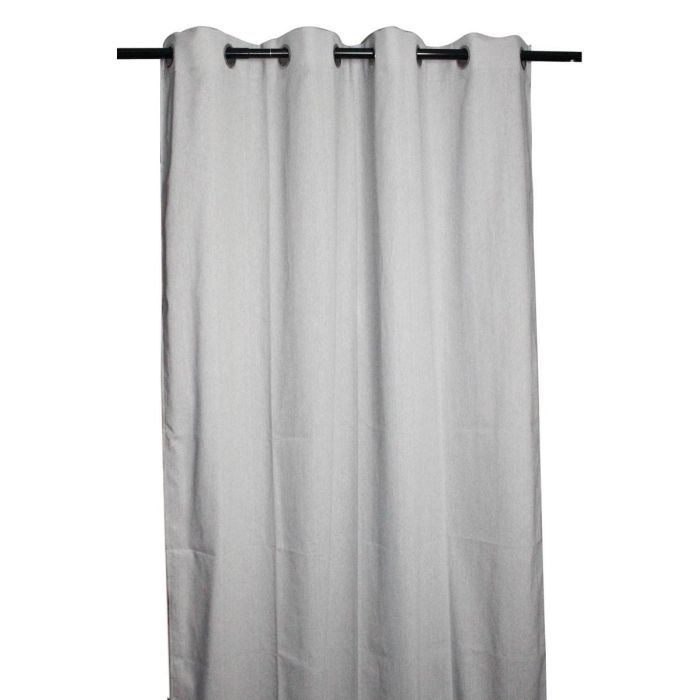 Cortina Urban DKD Home Decor Gris Claro 260 x 140 cm (2 Unidades)