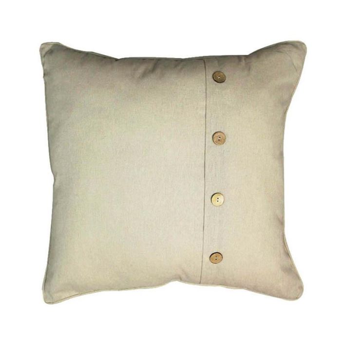 Cojin Urban DKD Home Decor Beige 60 x 60 cm (2 Unidades)