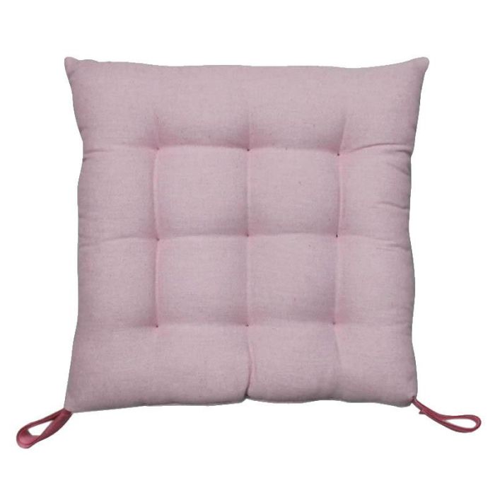 Cojin Silla Urban DKD Home Decor Rosa Palo 42 x 3 x 42 cm (2 Unidades)