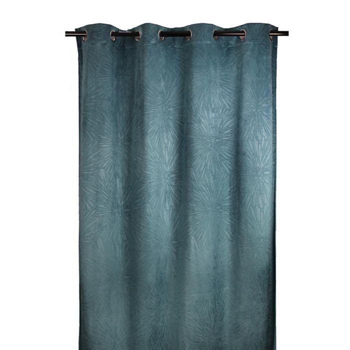 Cortina Urban DKD Home Decor Turquesa 260 x 140 cm (2 Unidades)