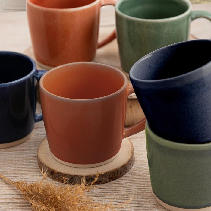 Mug Cerámico Surtido Artesano Bidasoa 33 cL (36 Unidades) 2