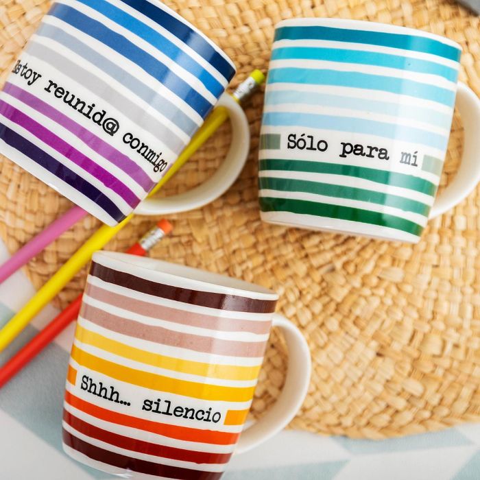 Mug Porcelana Surtido 4U Quid 33 cL (36 Unidades) 2