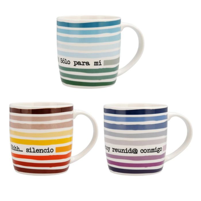 Mug Porcelana Surtido 4U Quid 33 cL (36 Unidades)