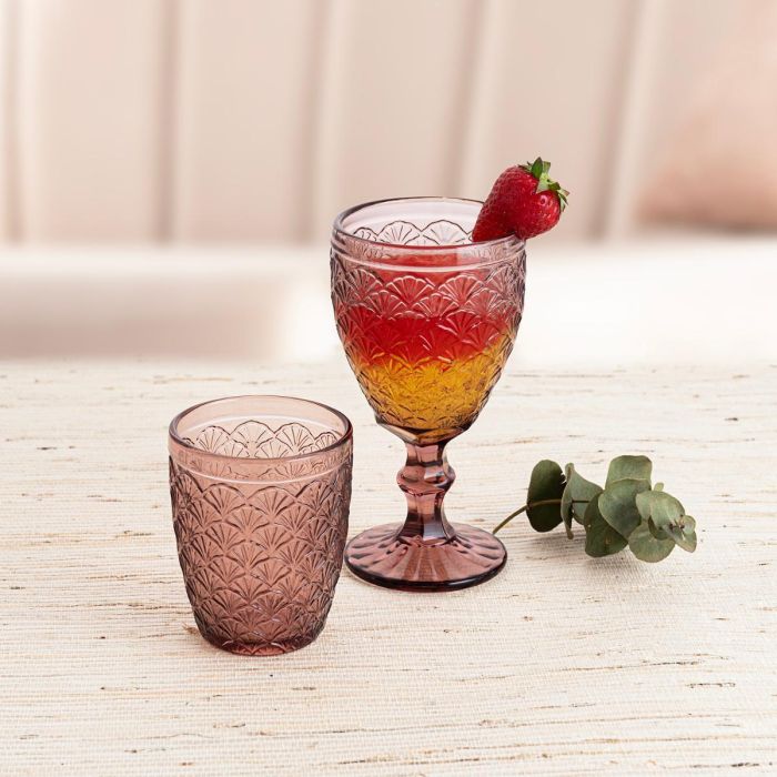 Vaso Bajo Vidrio Rose Moon Bidasoa 29 cL (36 Unidades) 1