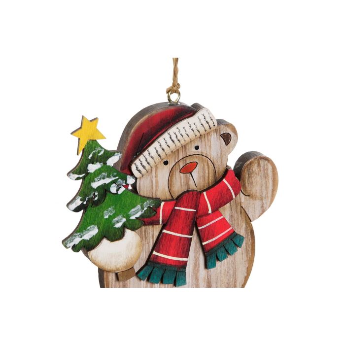 Decoracion Colgante Navidad Tradicional DKD Home Decor Multicolor 12 x 59 x 34 cm (36 Unidades) 2