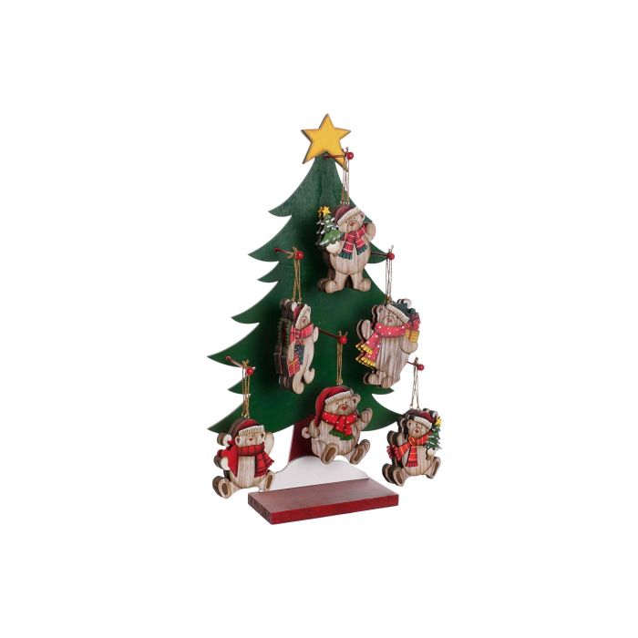 Decoracion Colgante Navidad Tradicional DKD Home Decor Multicolor 12 x 59 x 34 cm (36 Unidades) 3