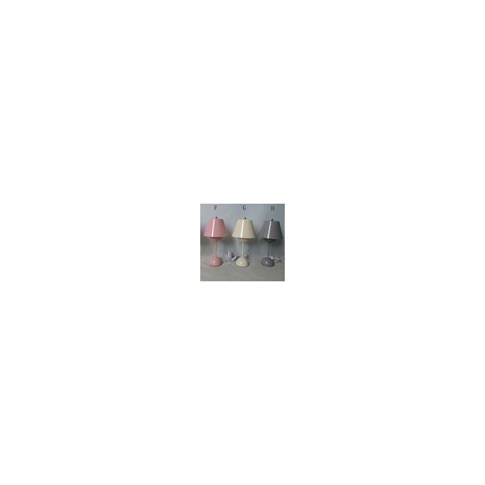 Lampara Sobremesa Scandi DKD Home Decor Rosa Crema 18 x 36 x 18 cm (3 Unidades)